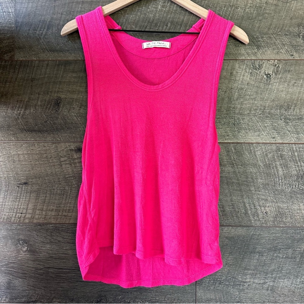 Free People Take The Plunge Tank in Pink Small - Picture 4 of 8